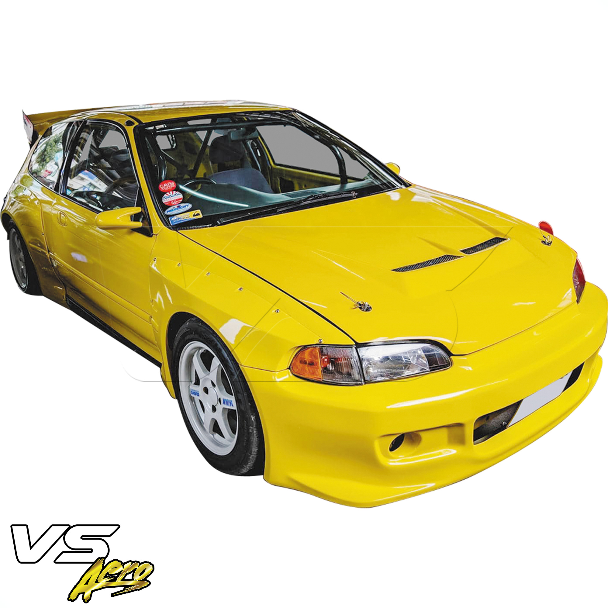 VSaero FRP TKYO Wide Body Front Bumper > Honda Civic EG 1992-1995 > 3dr Hatchback - Image 24