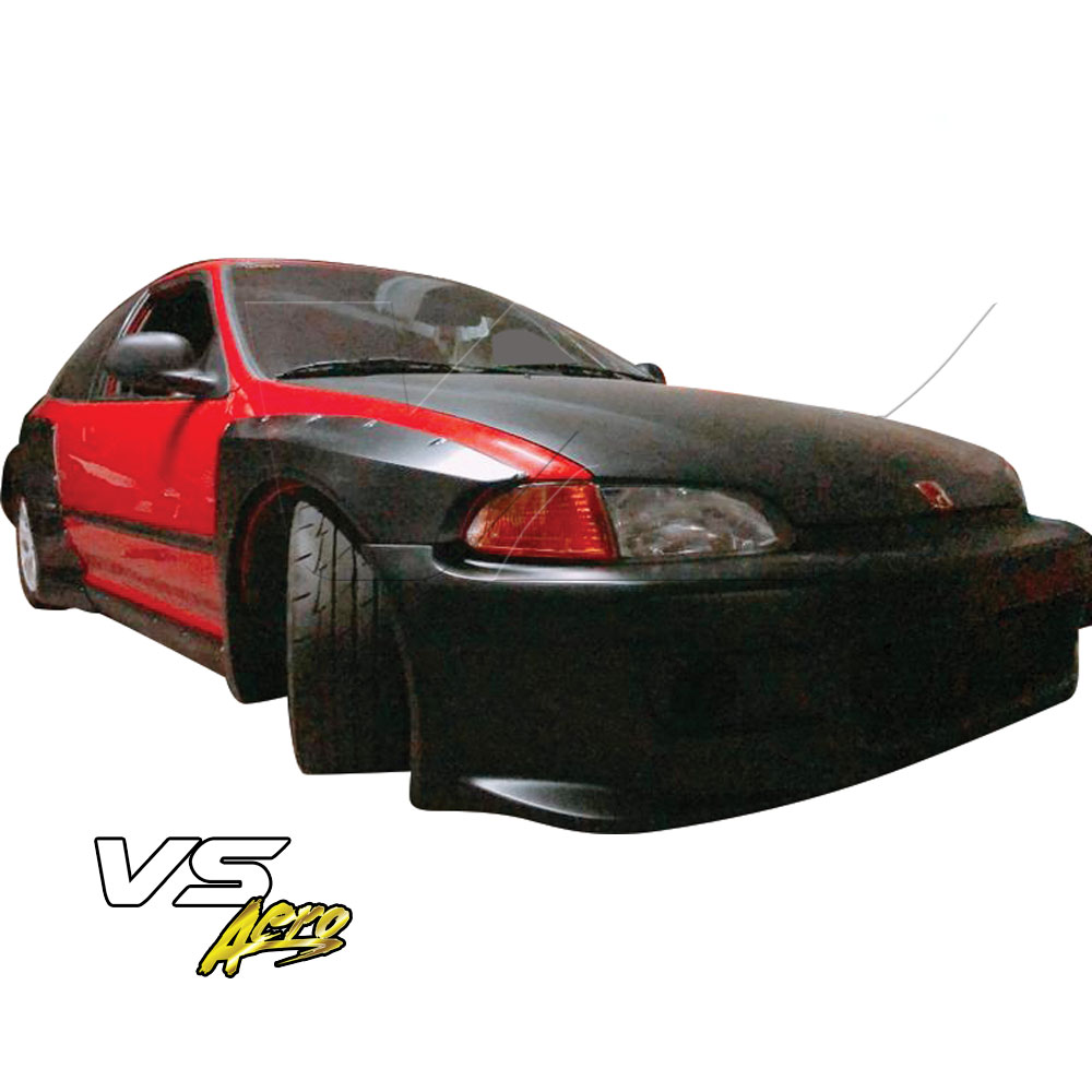VSaero FRP TKYO Wide Body Front Bumper > Honda Civic EG 1992-1995 > 3dr Hatchback - Image 25