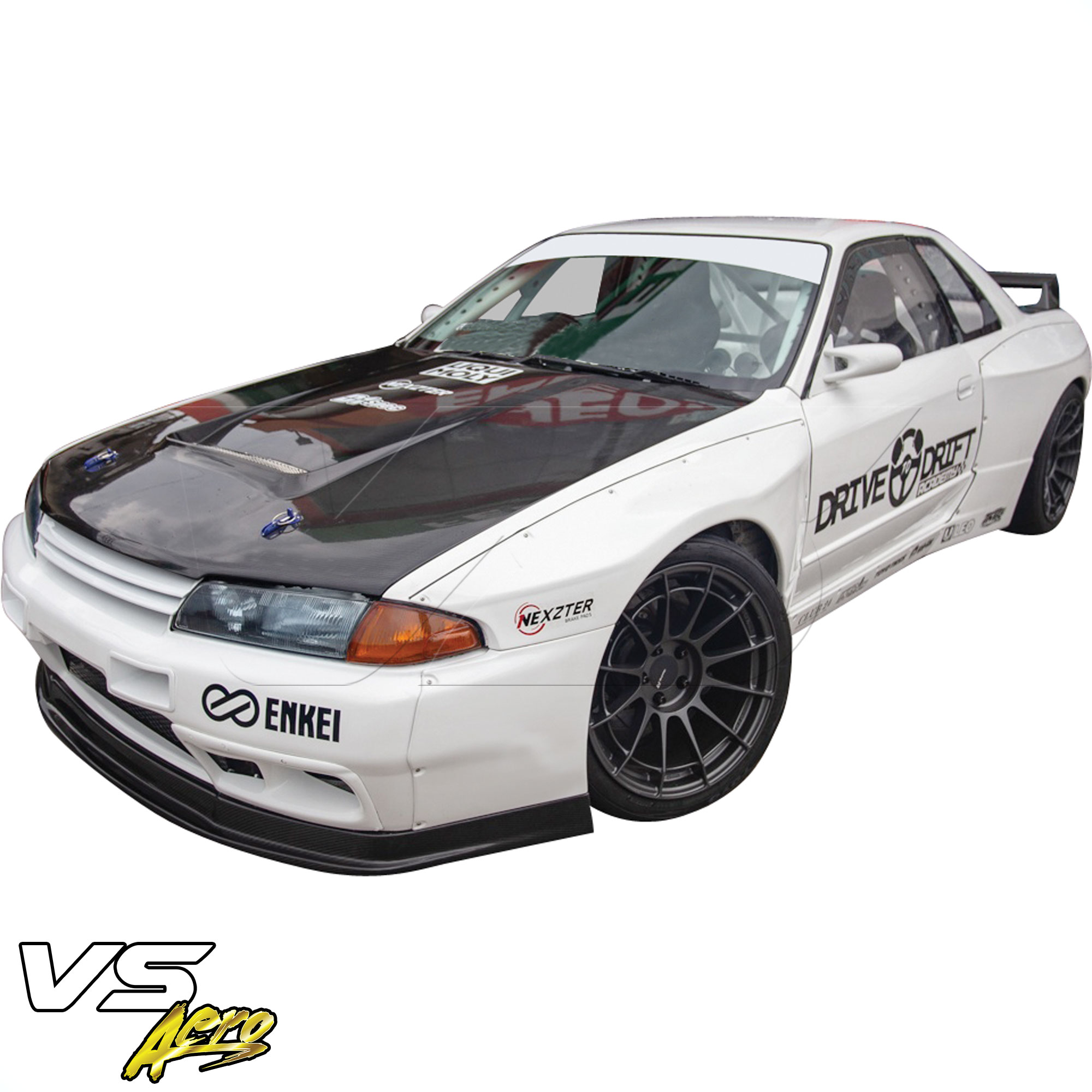 VSaero FRP TKYO Wide Body 40mm Fender Flares (front) 4pc > Nissan Skyline R32 1990-1994 > 2dr Coupe - Image 3