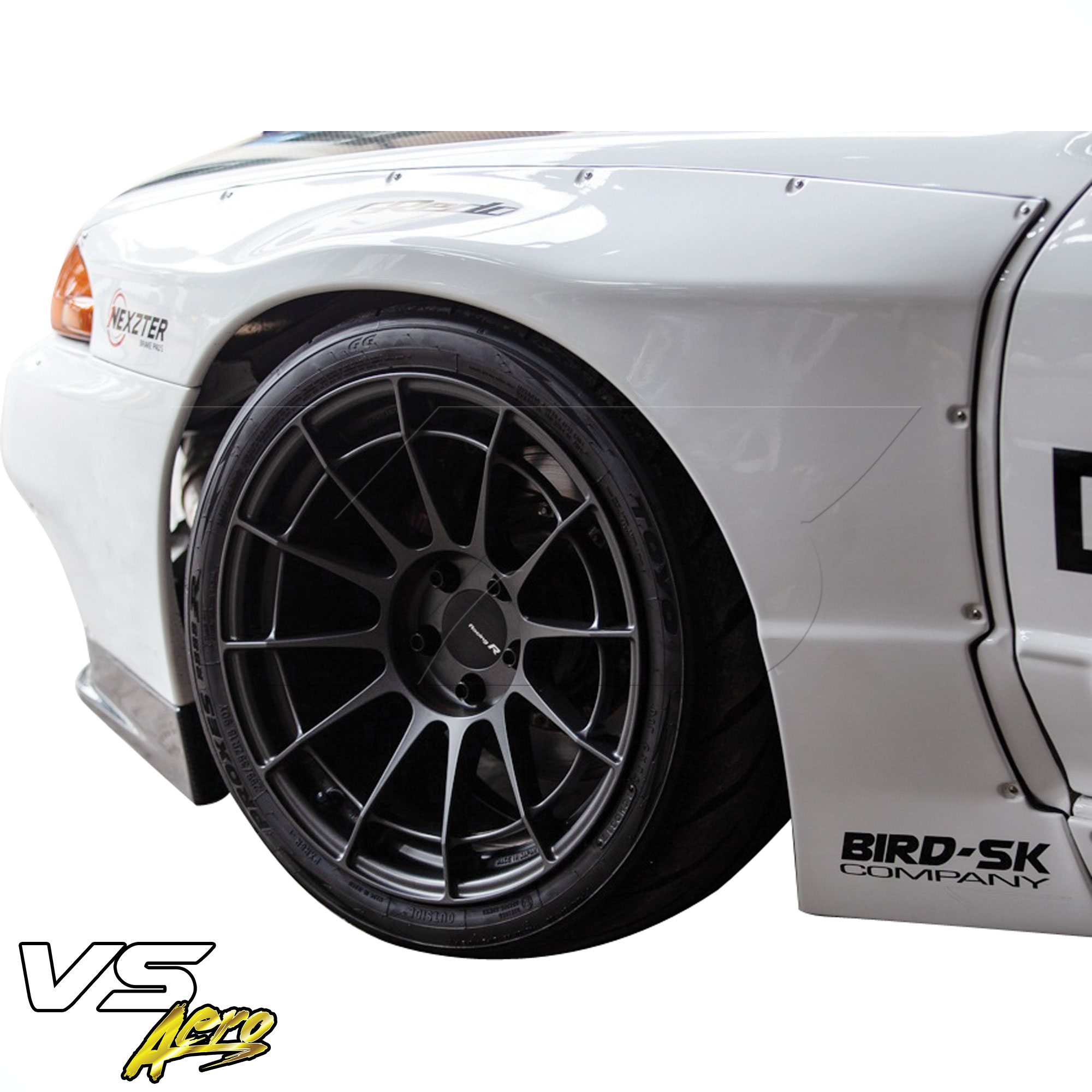 VSaero FRP TKYO Wide Body 40mm Fender Flares (front) 4pc > Nissan Skyline R32 1990-1994 > 2dr Coupe - Image 5