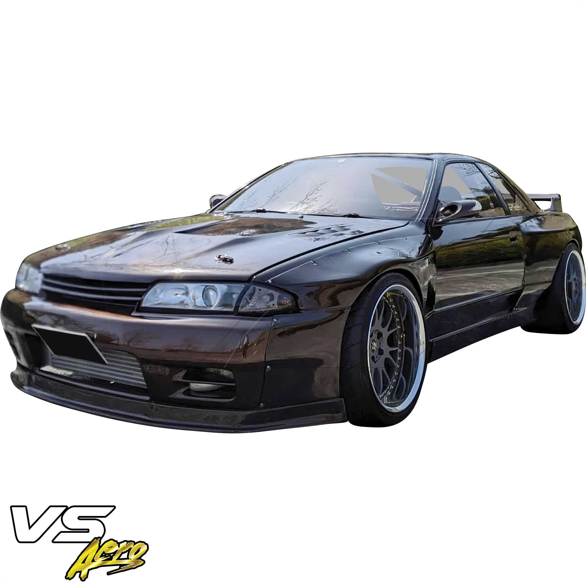 VSaero FRP TKYO Wide Body 40mm Fender Flares (front) 4pc > Nissan Skyline R32 1990-1994 > 2dr Coupe - Image 12