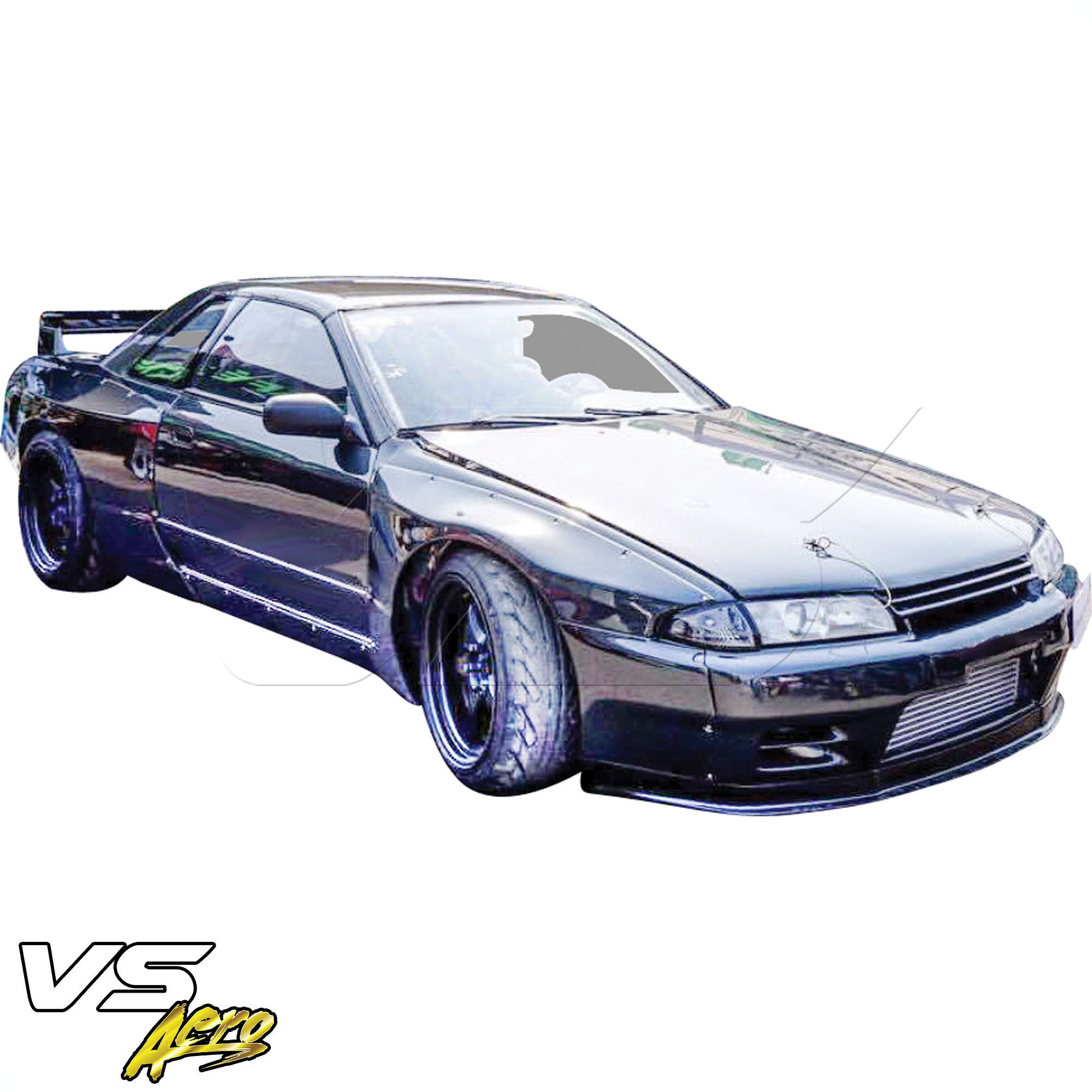 VSaero FRP TKYO Wide Body 40mm Fender Flares (front) 4pc > Nissan Skyline R32 1990-1994 > 2dr Coupe - Image 20