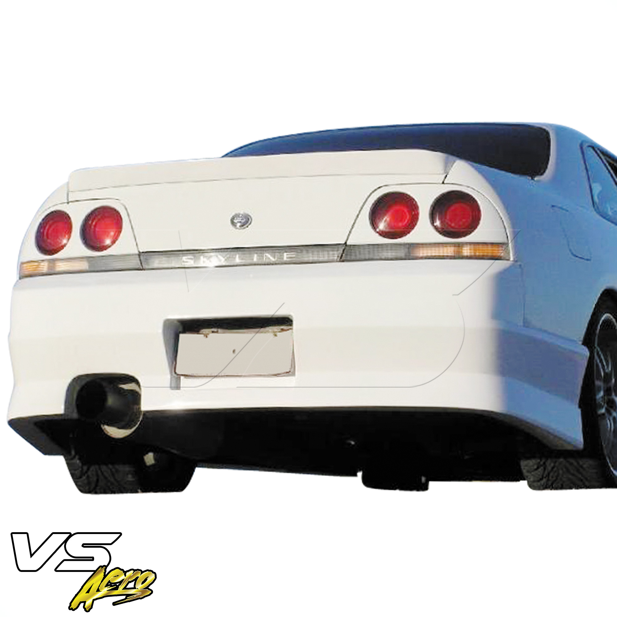VSaero FRP MSPO Rear Bumper > Nissan Skyline R33 GTS 1995-1998 > 2dr Coupe - Image 8