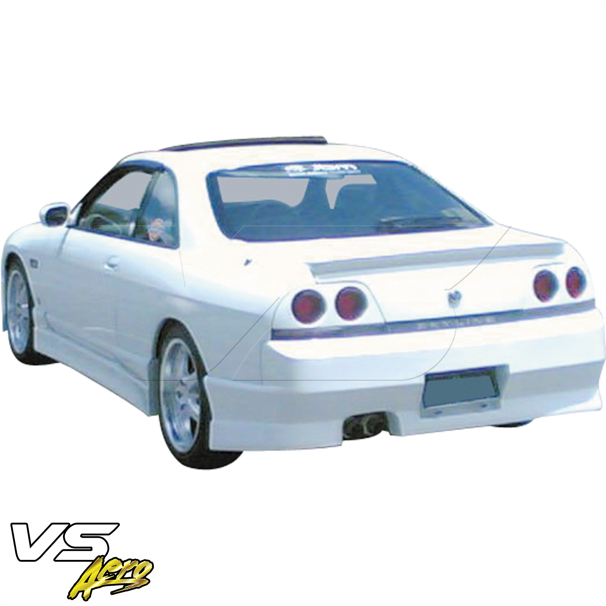 VSaero FRP MSPO Rear Bumper > Nissan Skyline R33 GTS 1995-1998 > 2dr Coupe - Image 3