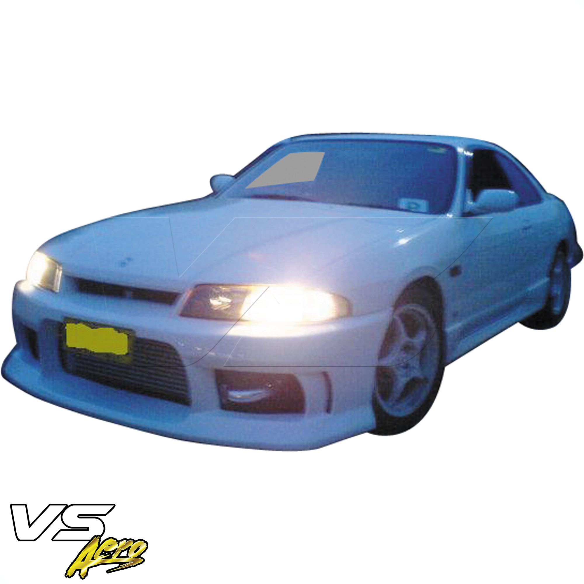 VSaero FRP MSPO v2 Front Bumper > Nissan Skyline R33 GTS 1995-1998 > 2/4dr - Image 2