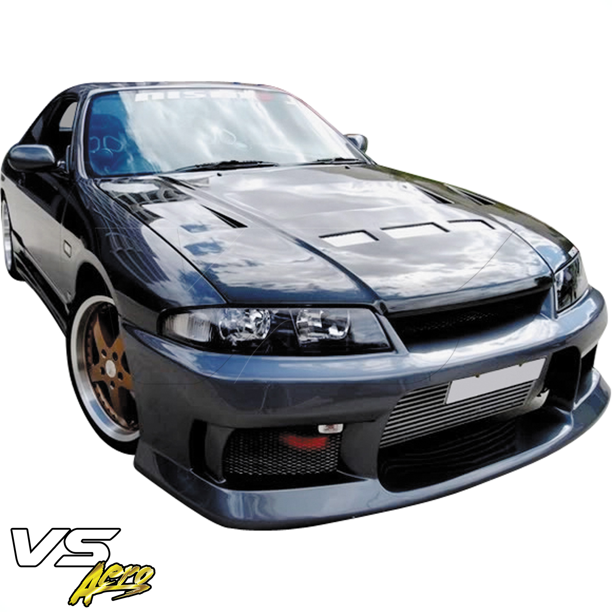 VSaero FRP MSPO v2 Front Bumper > Nissan Skyline R33 GTS 1995-1998 > 2/4dr - Image 7