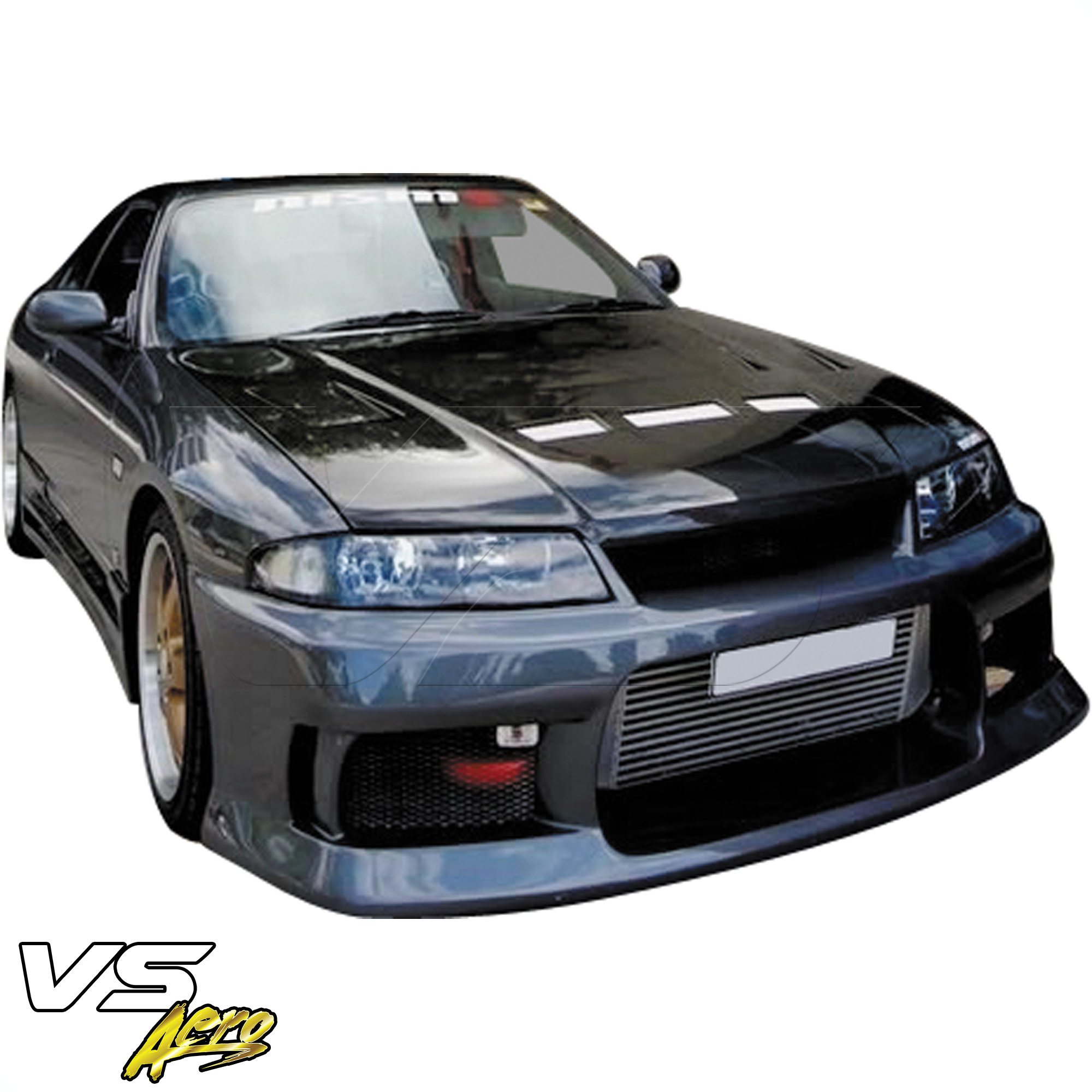 VSaero FRP MSPO v2 Front Bumper > Nissan Skyline R33 GTS 1995-1998 > 2/4dr - Image 8