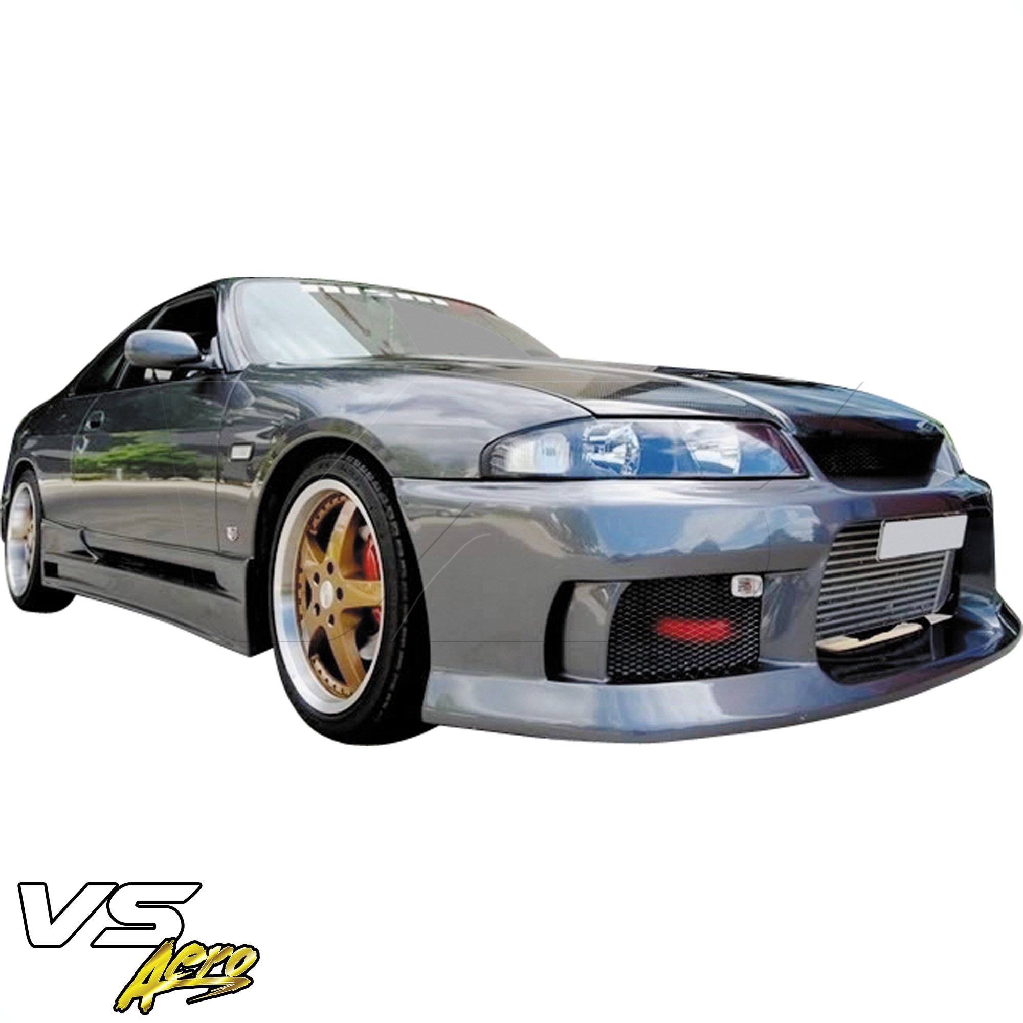 VSaero FRP MSPO v2 Front Bumper > Nissan Skyline R33 GTS 1995-1998 > 2/4dr - Image 10