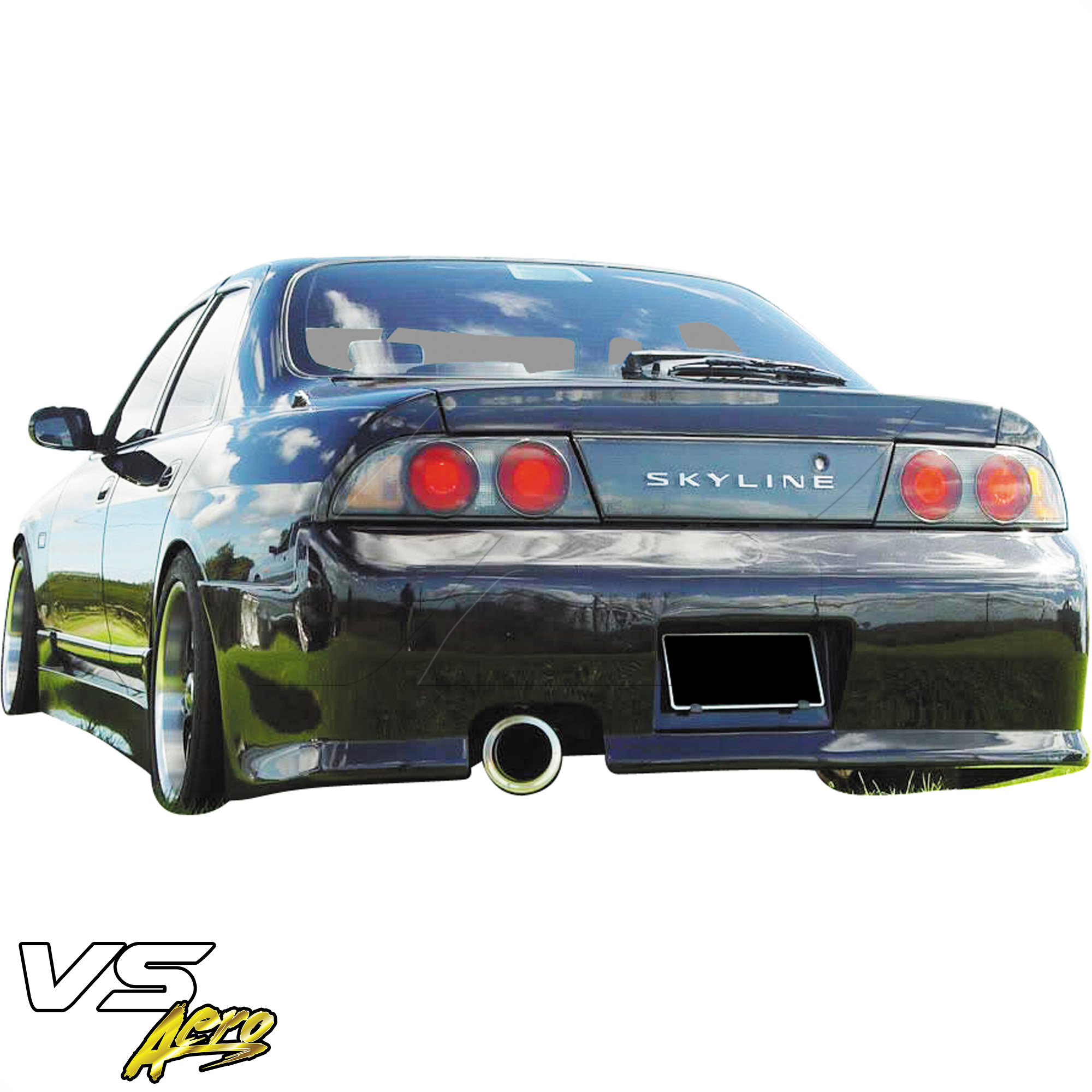 VSaero FRP FKON Rear Bumper > Nissan Skyline R33 GTS 1995-1998 > 4dr Sedan - Image 15