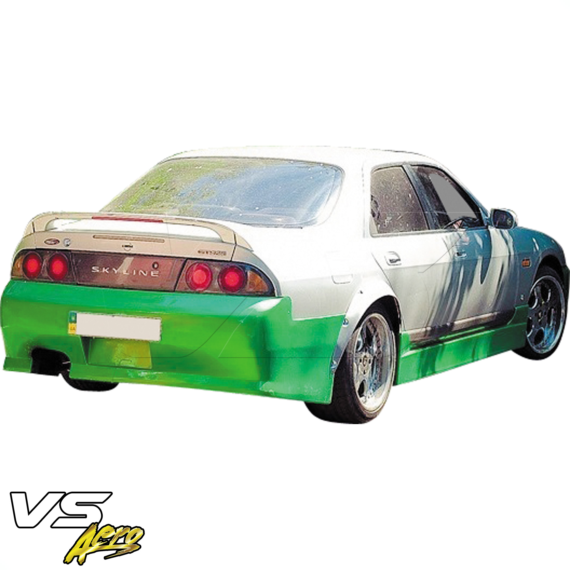 VSaero FRP FKON Rear Bumper > Nissan Skyline R33 GTS 1995-1998 > 4dr Sedan - Image 17