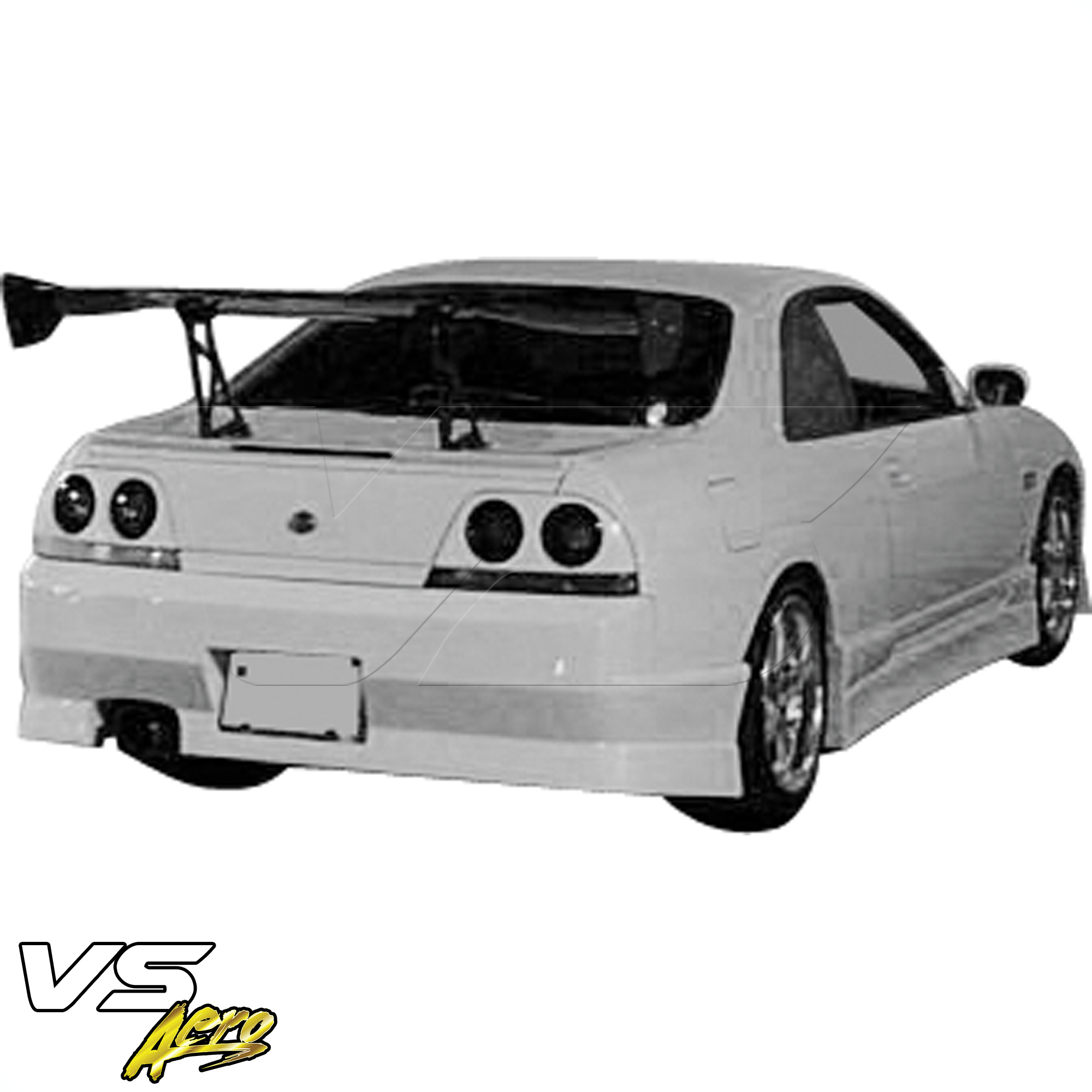 VSaero FRP FKON Rear Bumper > Nissan Skyline R33 GTS 1995-1998 > 2dr Coupe - Image 5