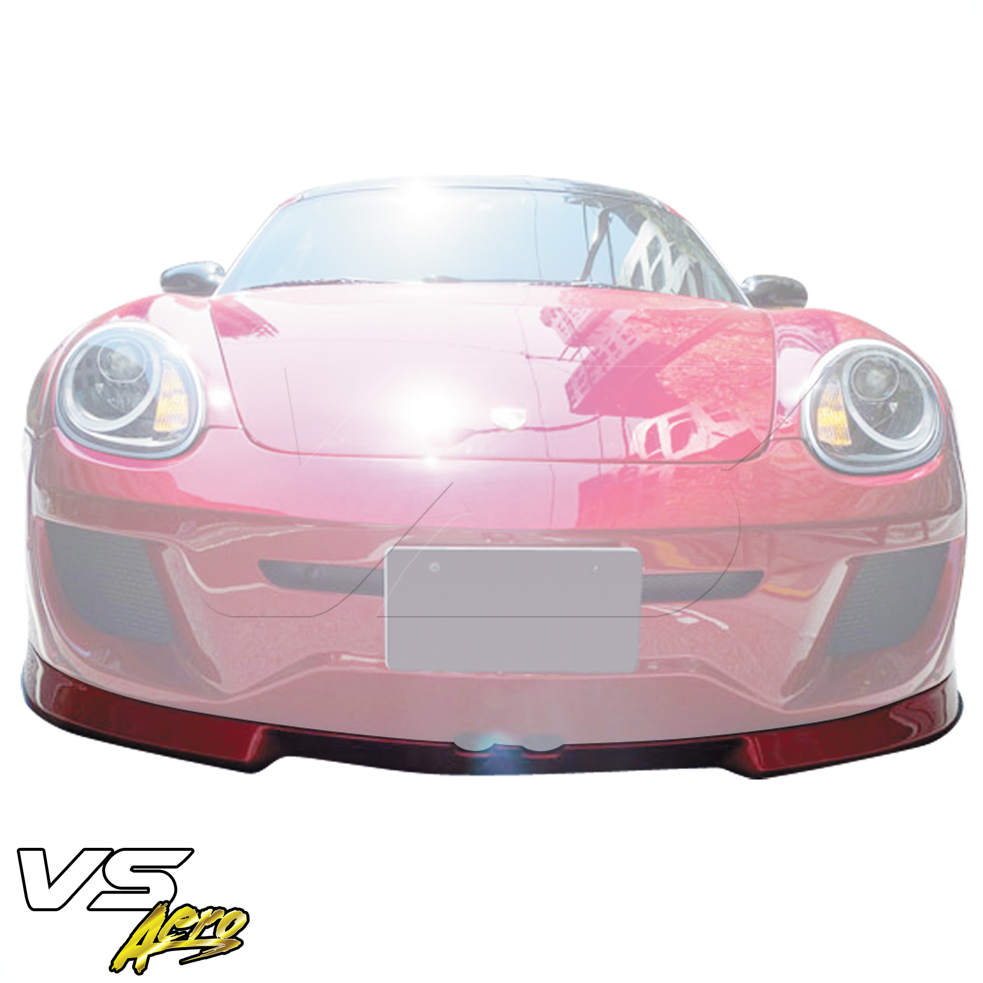 VSaero FRP TKYO v1 Wide Body Front Lip > Porsche Cayman 987 2006-2008 - Image 2