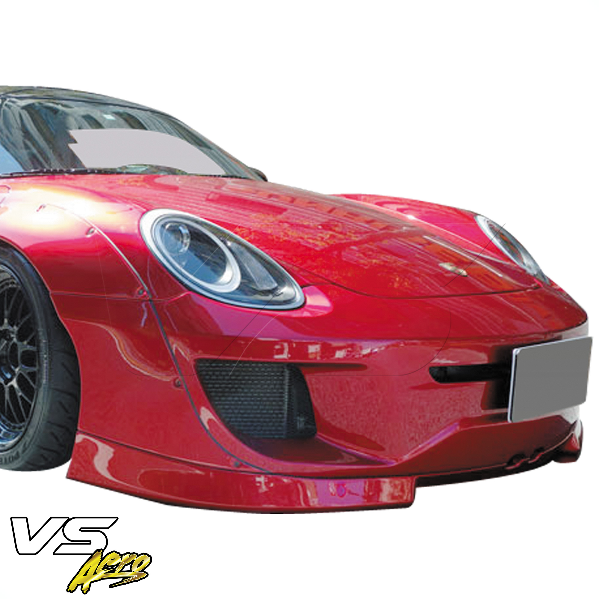 VSaero FRP TKYO v1 Wide Body Front Lip > Porsche Cayman 987 2006-2008 - Image 3
