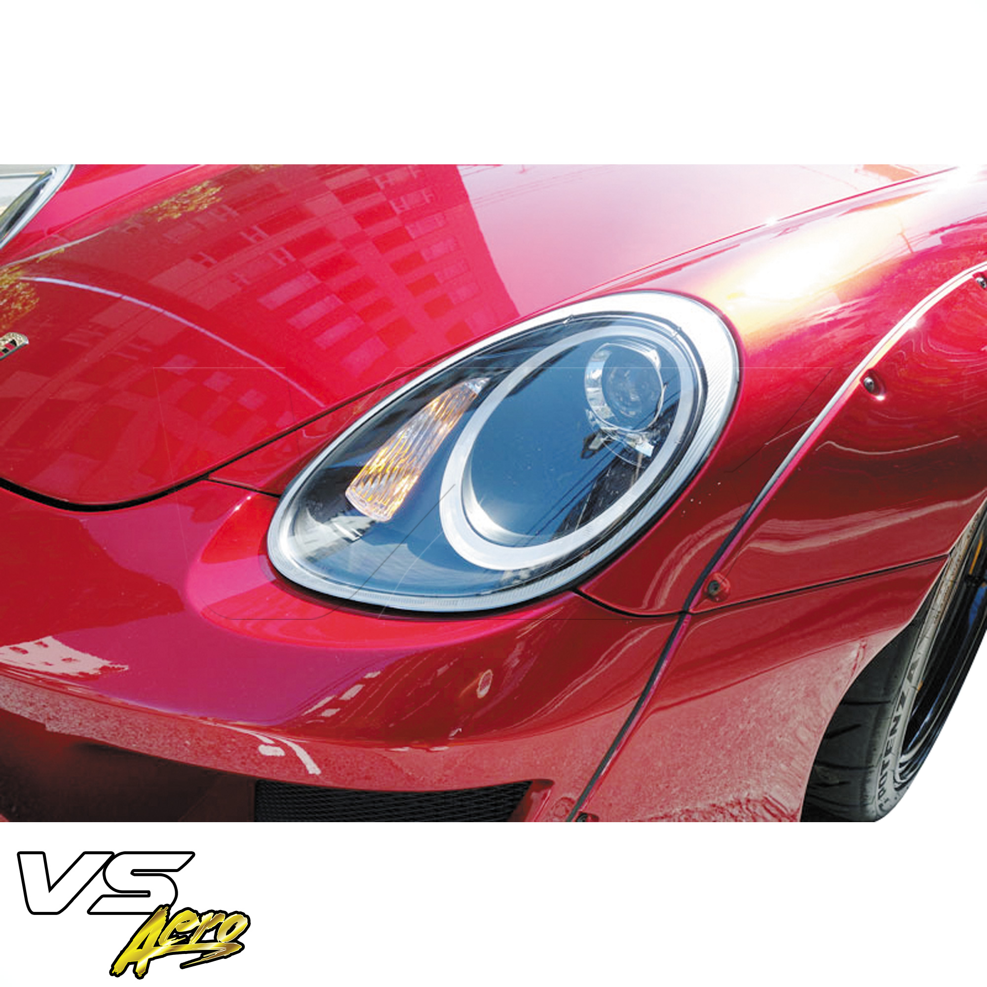 VSaero FRP TKYO v1 Wide Body Front Bumper > Porsche Cayman 987 2006-2008 - Image 6