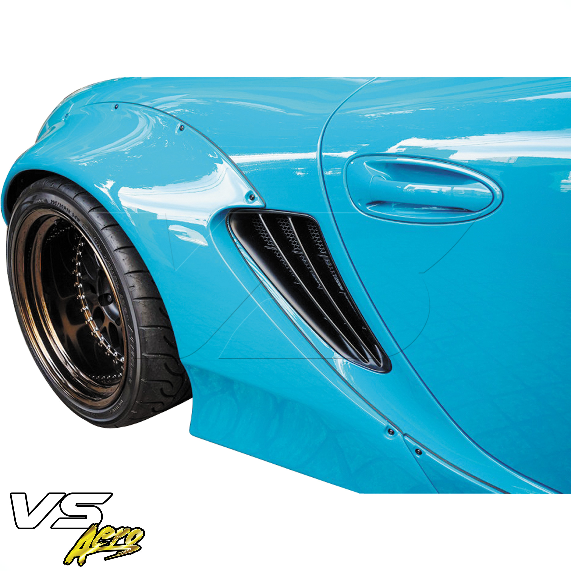 VSaero FRP TKYO v1 Wide Body 100mm Fender Flares (rear) > Porsche Cayman 987 2006-2008 - Image 31