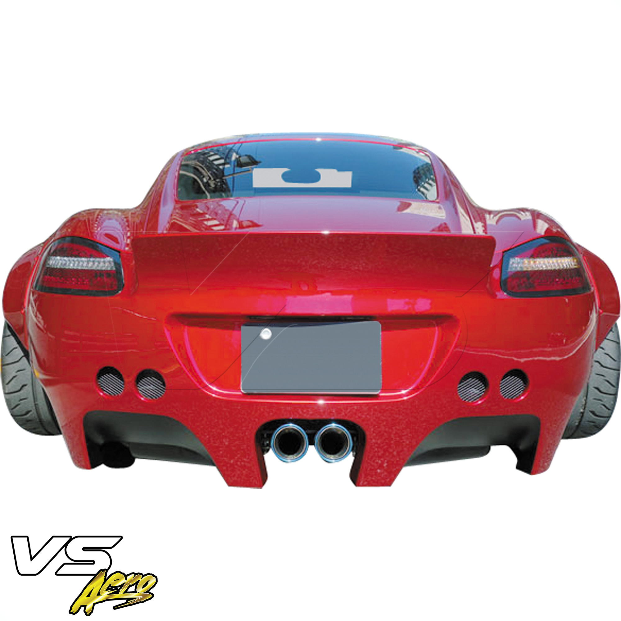 VSaero FRP TKYO v1 Wide Body Rear Bumper > Porsche Cayman 987 2006-2008 - Image 2