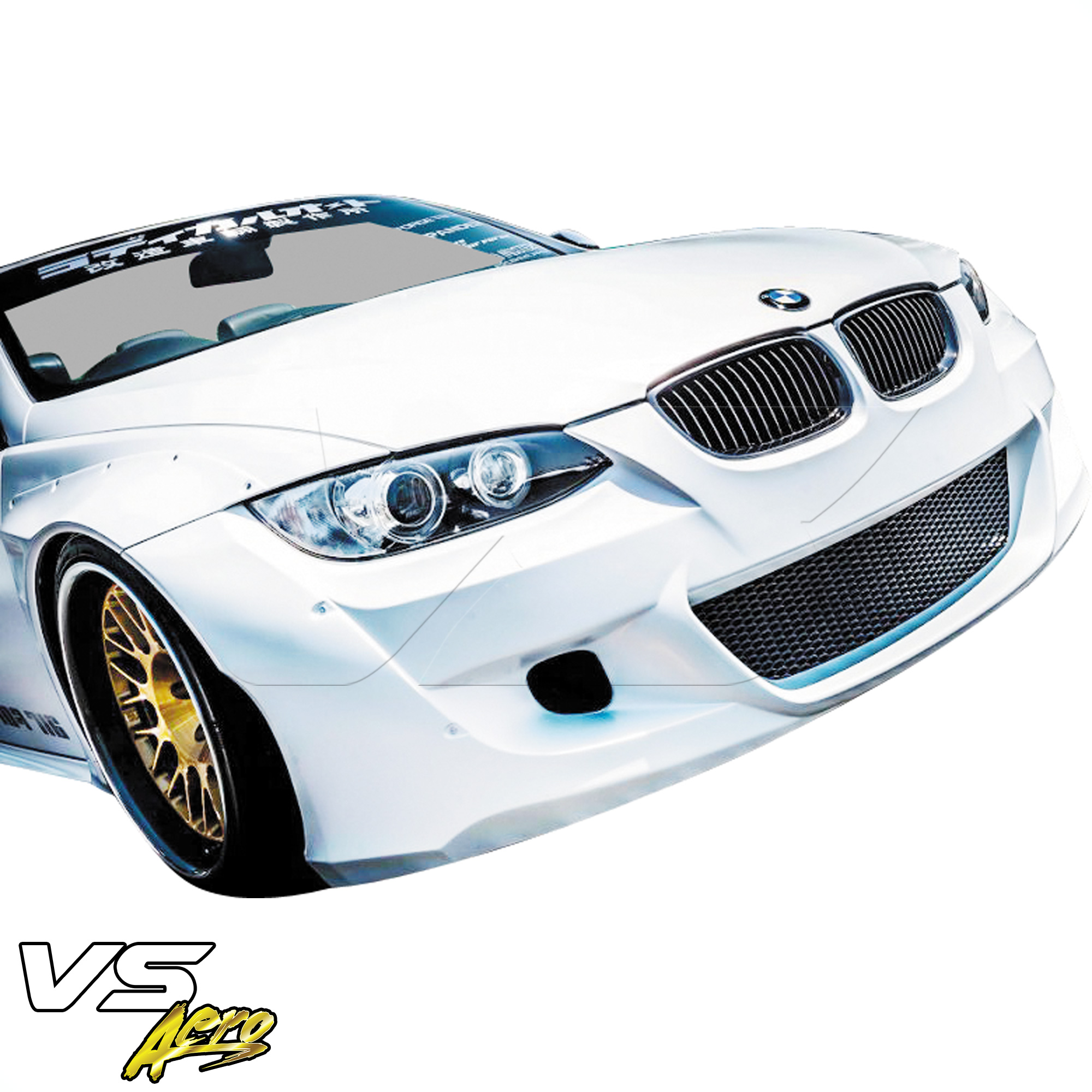 VSaero FRP TKYO Wide Body Front Bumper > BMW M3 E92 2008-2013 > 2dr - Image 15