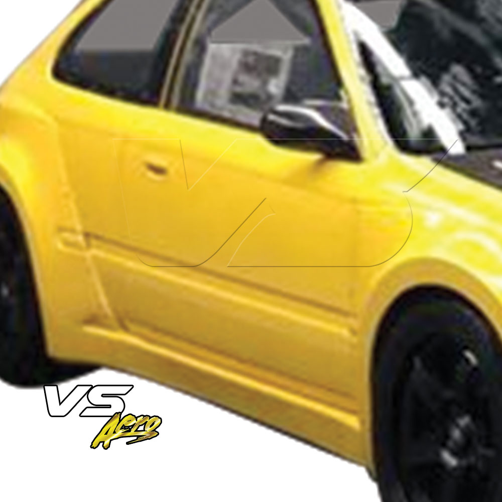 VSaero FRP MAM Wide Side Skirts 2pc > Honda Civic EK 1996-2000 > 3dr Hatchback - Image 5