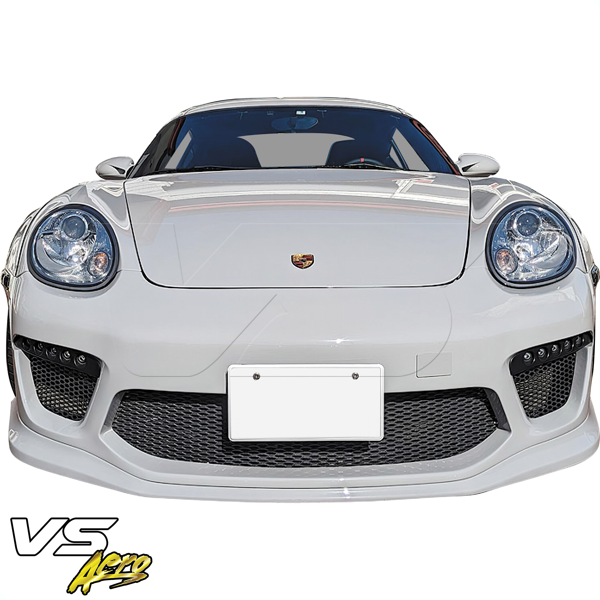 VSaero FRP TKYO v2 Wide Body Front Bumper 3pc > Porsche Cayman 987 2006-2008 - Image 13