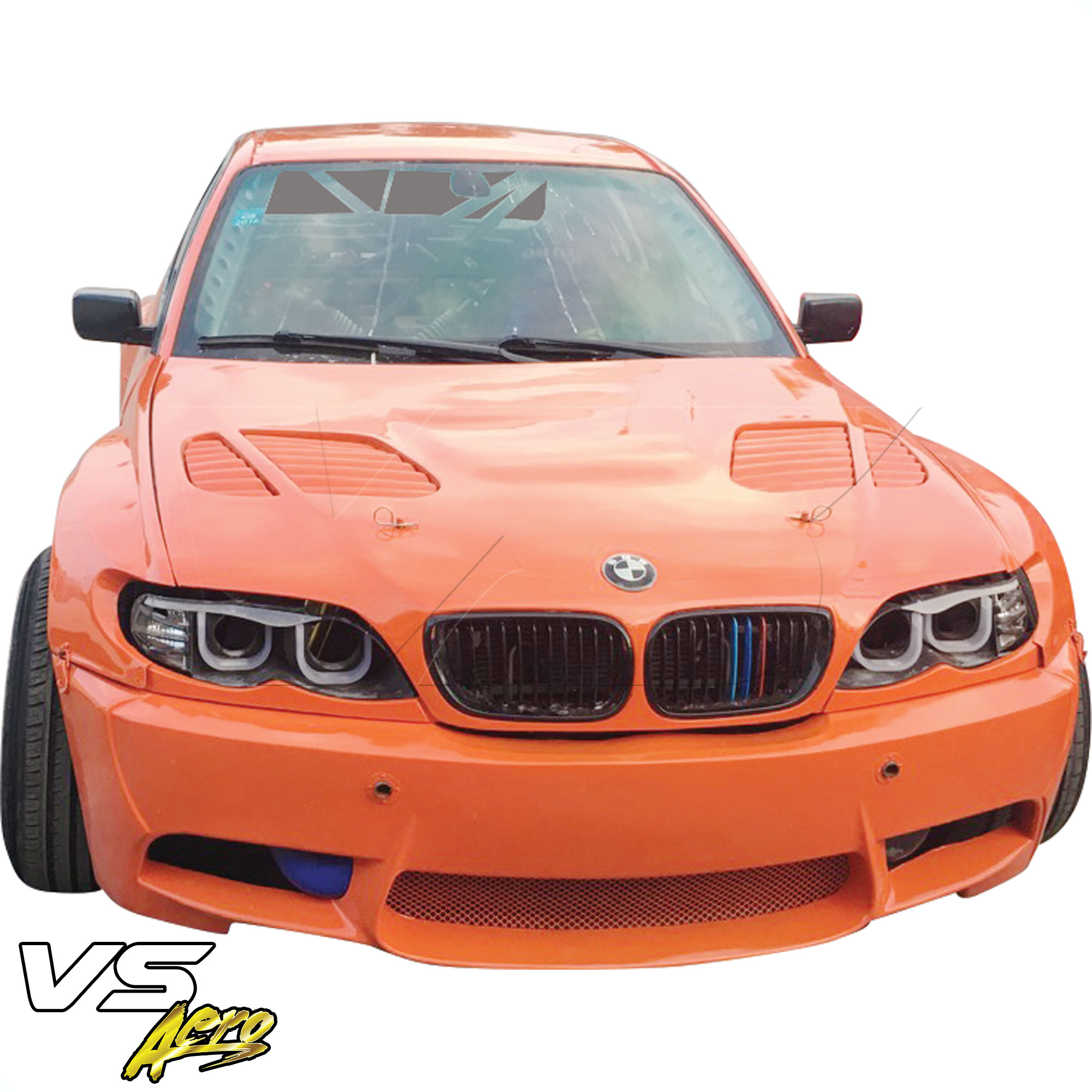 VSaero FRP TKYO Wide Body Front Bumper > BMW 3-Series 328i 335i E90 2009-2011 > 4dr - Image 5