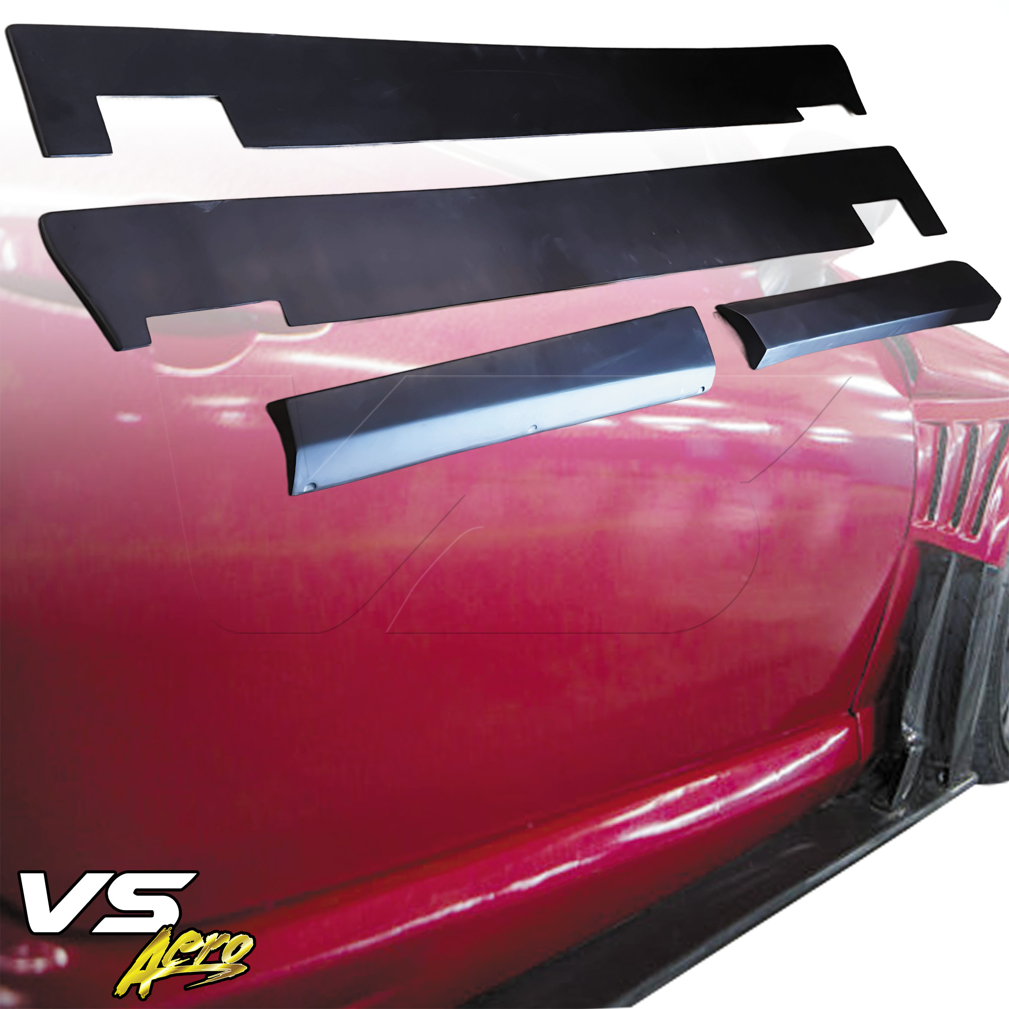 VSaero FRP VAR Side Skirts /w Spliiters 4pc > Subaru BRZ ZN6 2013-2020 - Image 6