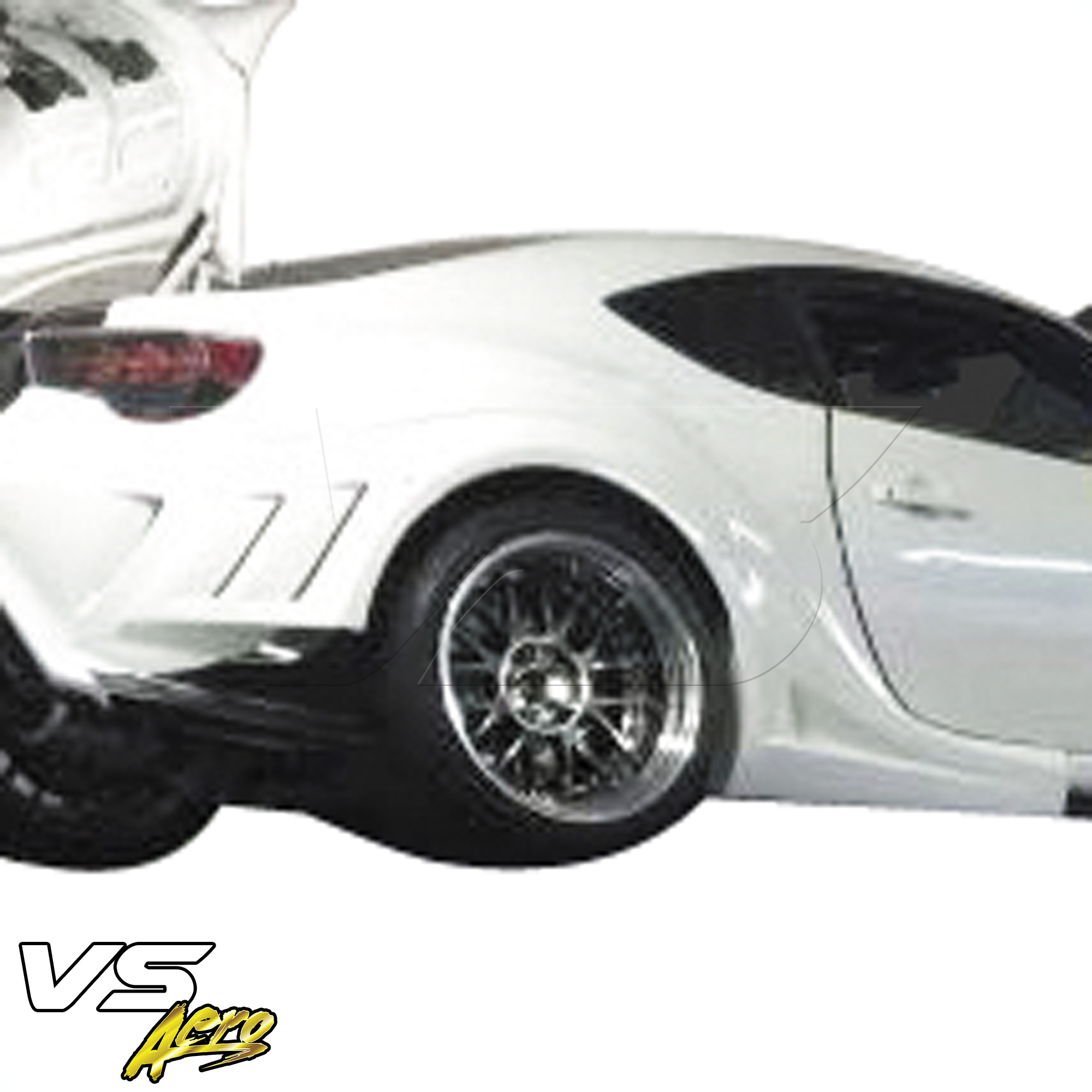 VSaero FRP VAR Wide Body 65mm Fenders (rear) 5pc > Subaru BRZ ZN6 2013-2020 - Image 2