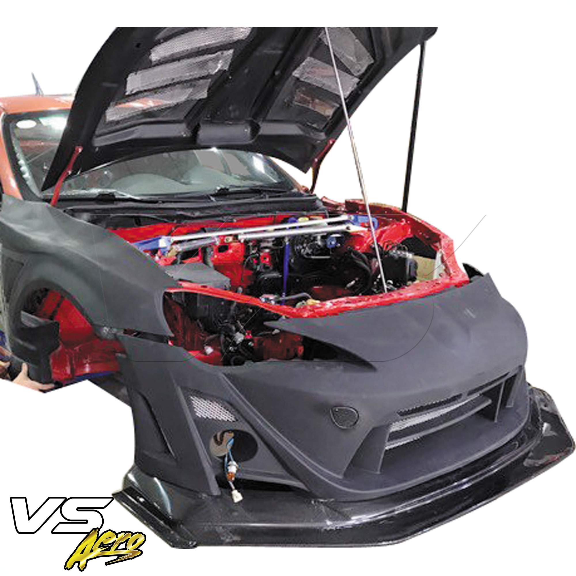 VSaero FRP VAR Wide Body Front Bumper > Toyota 86 2017-2020 - Image 15