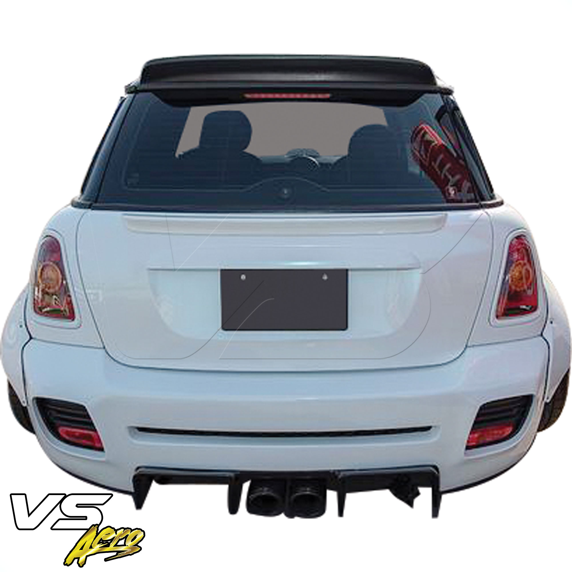 VSaero FRP LBPE Wide Body Rear Bumper 2pc > Mini Cooper R56 R57 2007-2013 - Image 2