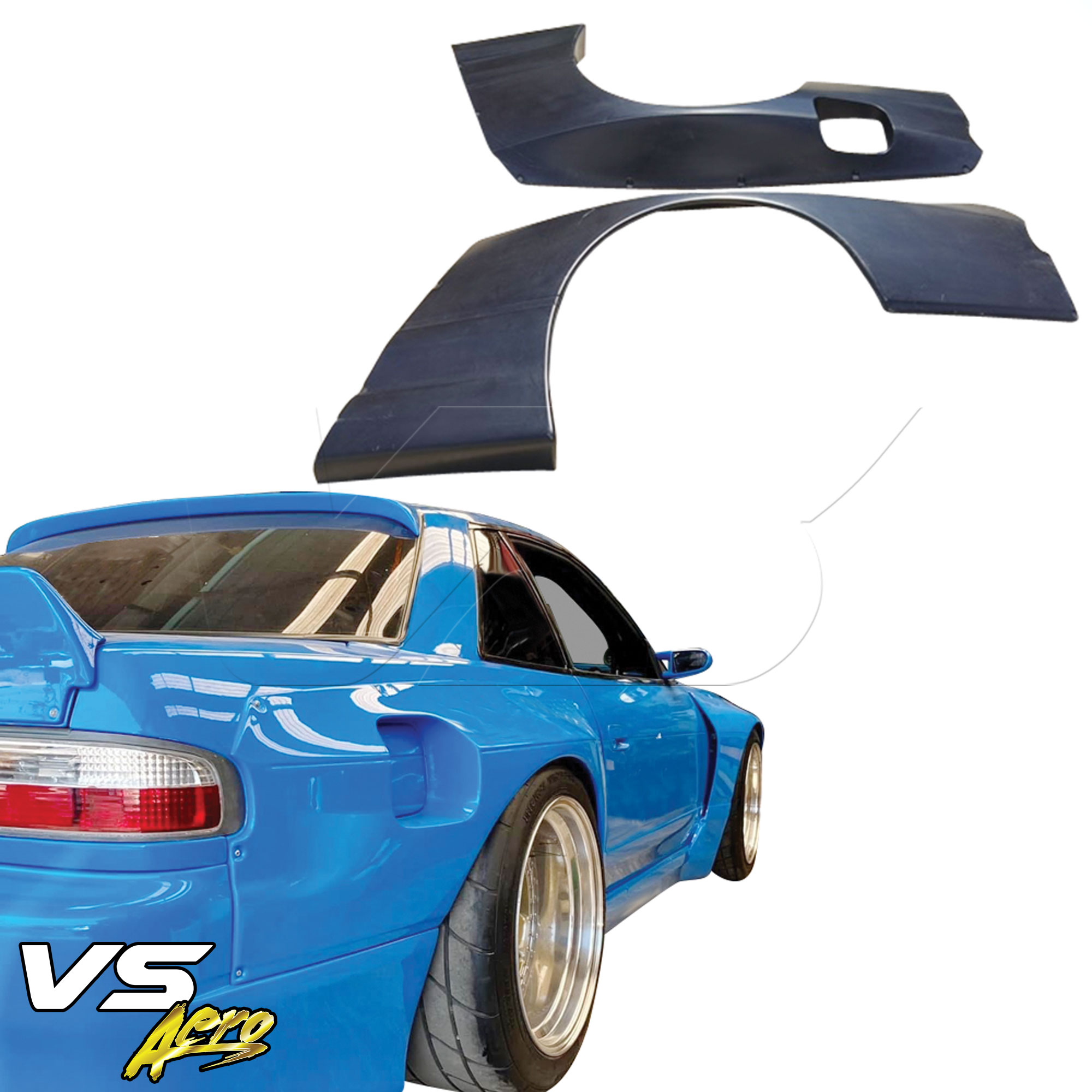 VSaero FRP TKYO v3 Wide Body 110mm Fenders (rear) > Nissan Silvia S13 1989-1994 > 2dr Coupe - Image 16 VSaero FRP TKYO v3 Wide Body 110mm Fenders (rear) > Nissan Silvia S13 1989-1994 > 2dr Coupe - Image 16