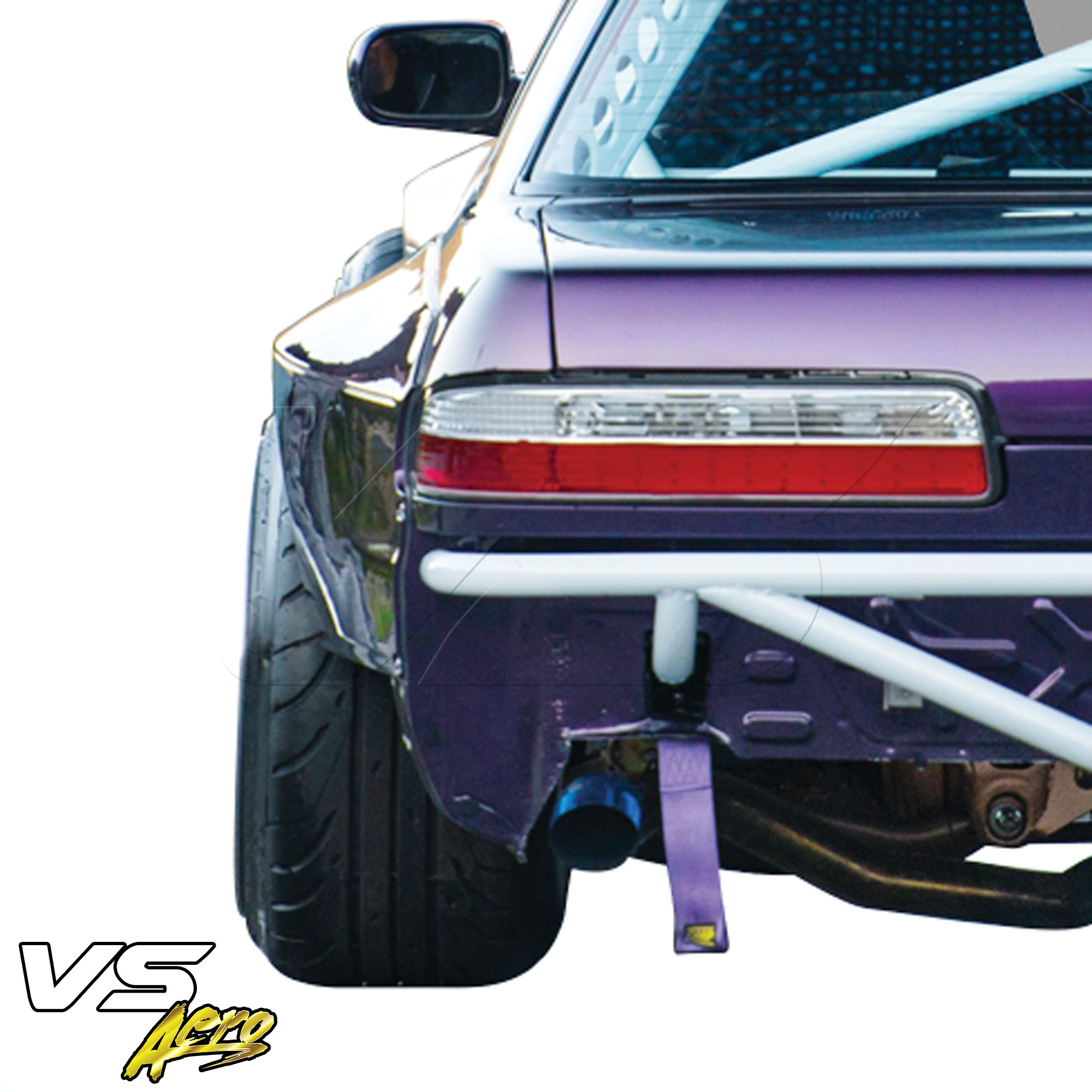 VSaero FRP TKYO v3 Wide Body 110mm Fenders (rear) > Nissan Silvia S13 1989-1994 > 2dr Coupe - Image 14