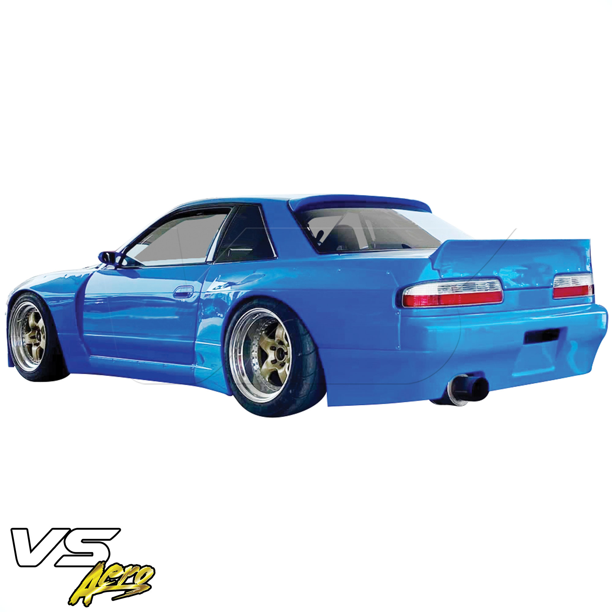 VSaero FRP TKYO v3 Wide Body Rear Bumper > Nissan Silvia S13 1989-1994 > 2dr Coupe - Image 6