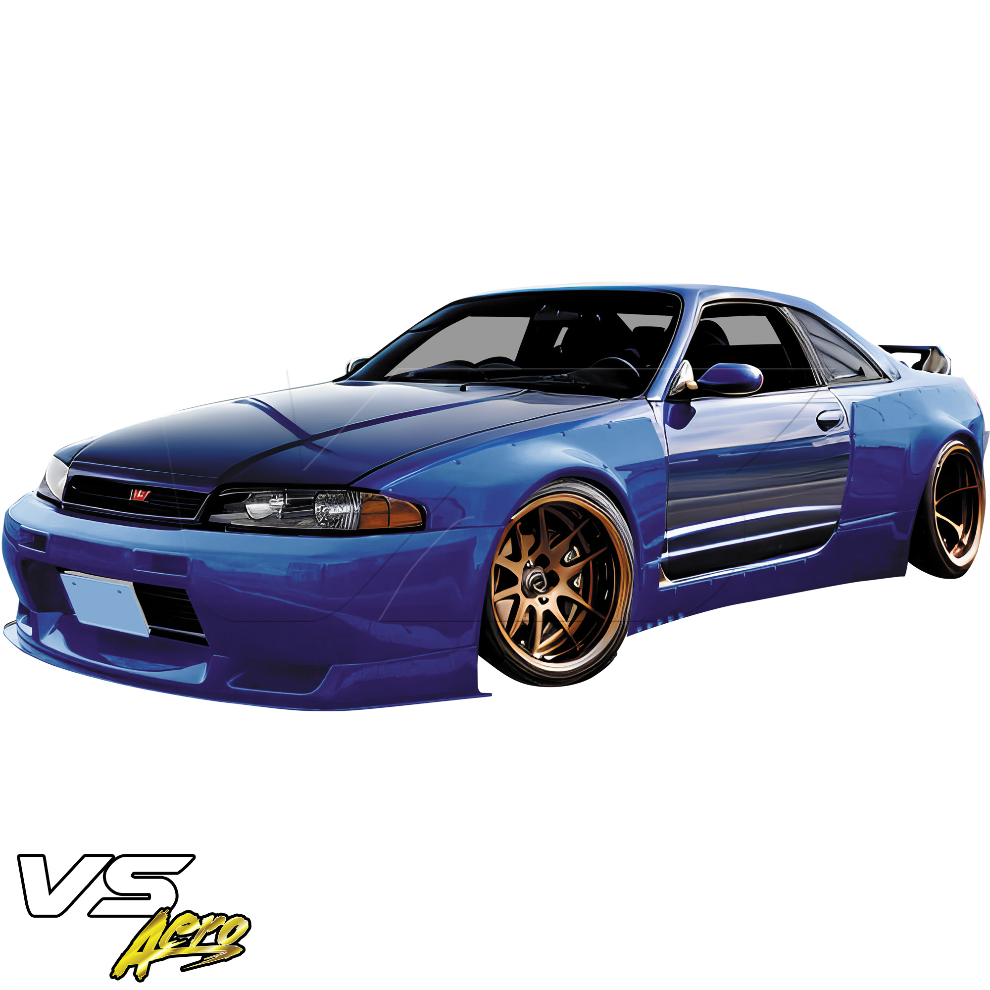 VSaero FRP TKYO Wide Body 65mm Fender Flares (front) > Nissan Skyline R33 1995-1998 > 2dr Coupe - Image 5