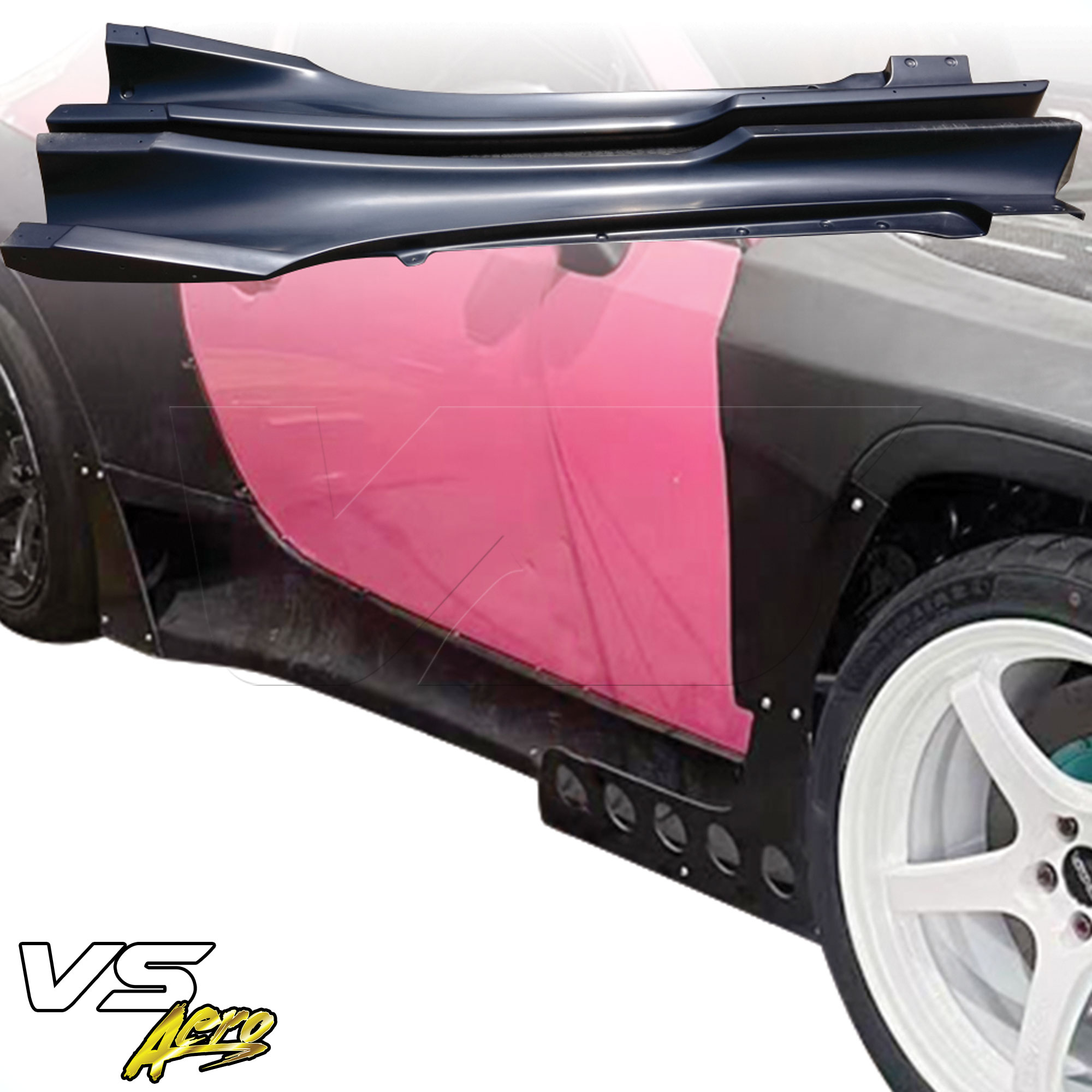 VSaero FRP TKYO Wide Body Side Skirts > Toyota GR86 2022-2023 - Image 2