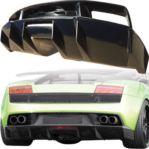 VSaero FRP LP540 LP550 SL Rear Diffuser > Lamborghini Gallardo 2009-2013 - Image 27