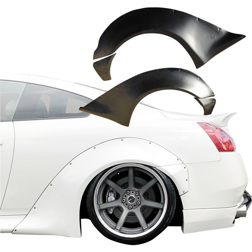 VSaero FRP LBPE Wide Body Fender Flares (rear) 4pc > Infiniti G37 Coupe 2008-2015 > 2dr Coupe - Image 26