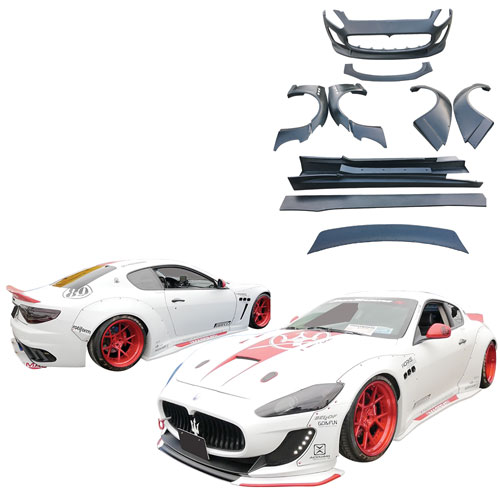 VSaero FRP LBPE Wide Body Kit /w Wing > Maserati GranTurismo 2008-2013 - Image 10